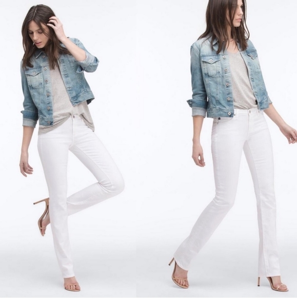 Ag Adriano Goldschmied Denim - AG Adriano Goldschmied The Ballad White Jeans Size 27